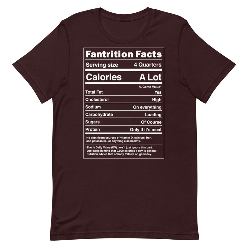 Fantrition Facts Short-Sleeve Unisex T-Shirt