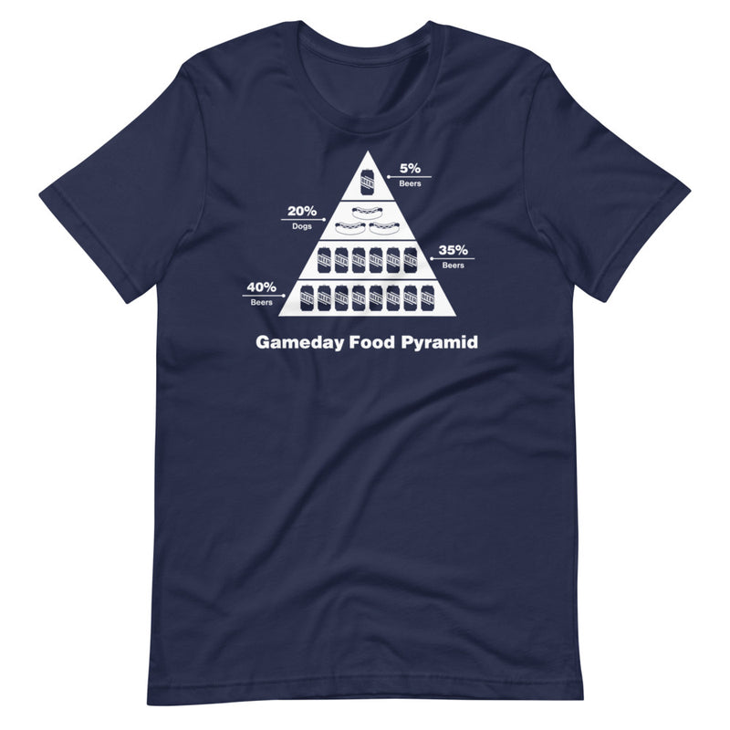 Food Pyramid Short-Sleeve Unisex T-Shirt