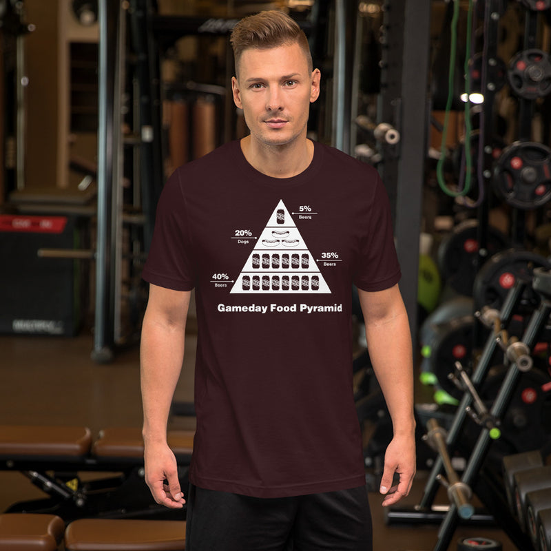 Food Pyramid Short-Sleeve Unisex T-Shirt