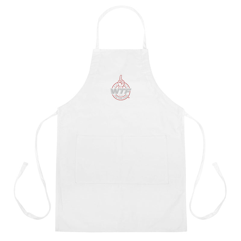 WTF Embroidered Apron