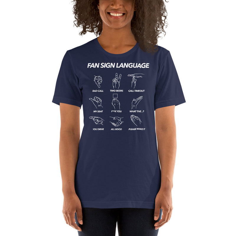 Fan Sign Language Unisex T-Shirt