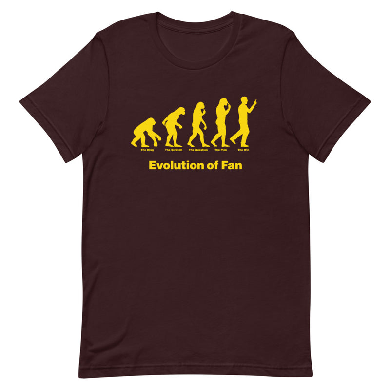 Evolution of Fan Unisex T-Shirt